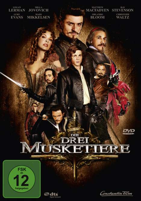 Die drei Musketiere (2011), DVD