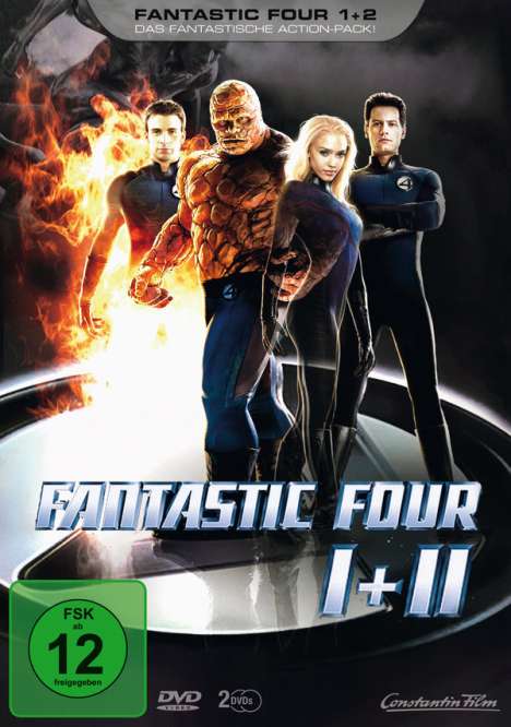 Fantastic Four 1+2, 2 DVDs
