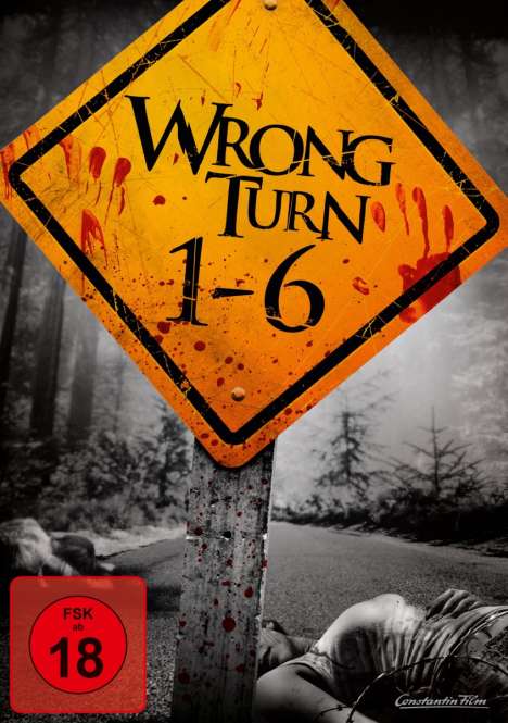 Wrong Turn 1-6, 6 DVDs