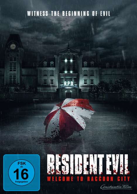 Resident Evil: Welcome to Raccoon City, DVD