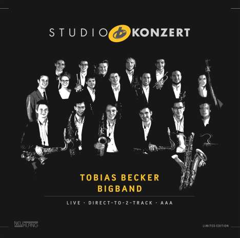 Tobias Becker (Piano) (geb. 1984): Studio Konzert (180g) (Limited Hand Numbered Edition), LP