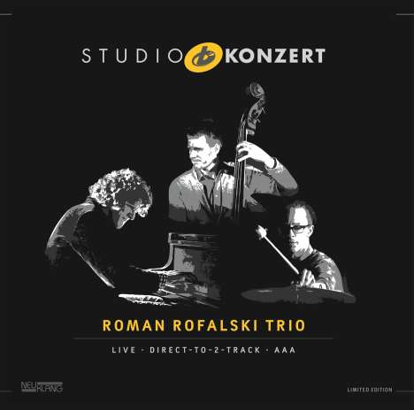 Roman Rofalski Trio: Studio Konzert (180g) (Limited Hand Numbered Edition), LP