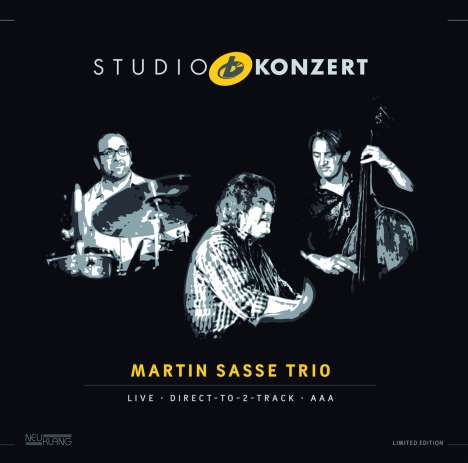 Martin Sasse (geb. 1968): Studio Konzert (180g) (Limited-Numbered-Edition), LP