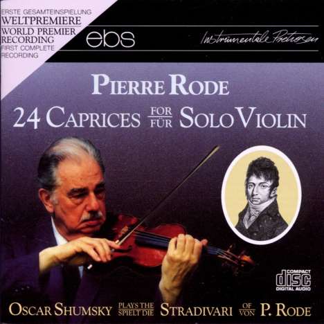 Pierre Rode (1774-1830): Capricen Nr.1-24 für Violine solo, CD