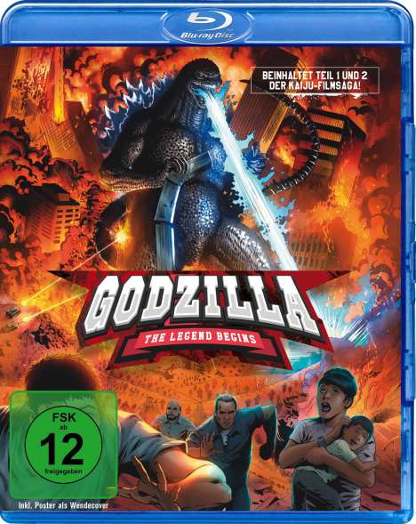 Godzilla: The Legend begins (Blu-ray), 2 Blu-ray Discs