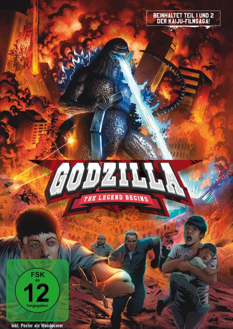 Godzilla: The Legend begins, 2 DVDs