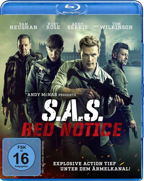 S.A.S. Red Notice (Blu-ray), Blu-ray Disc