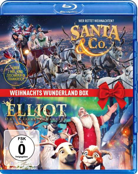 Weihnachts Wunderland Box: Santa &amp; Co. / Elliot (Blu-ray), 2 Blu-ray Discs