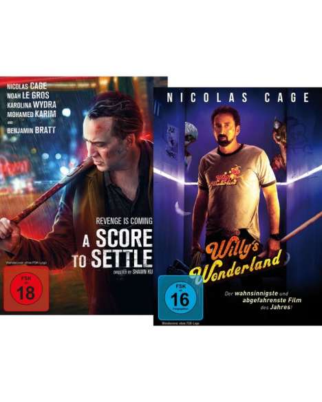 Willy's Wonderland / A Score to Settle, 2 DVDs