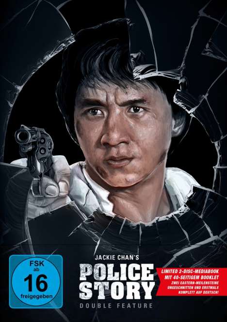 Police Story 1 &amp; 2 (Blu-ray im Mediabook), 2 Blu-ray Discs