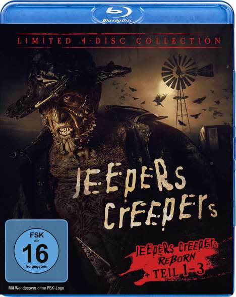 Jeepers Creepers (Limited 4-Disc Collection) (Blu-ray), 4 Blu-ray Discs