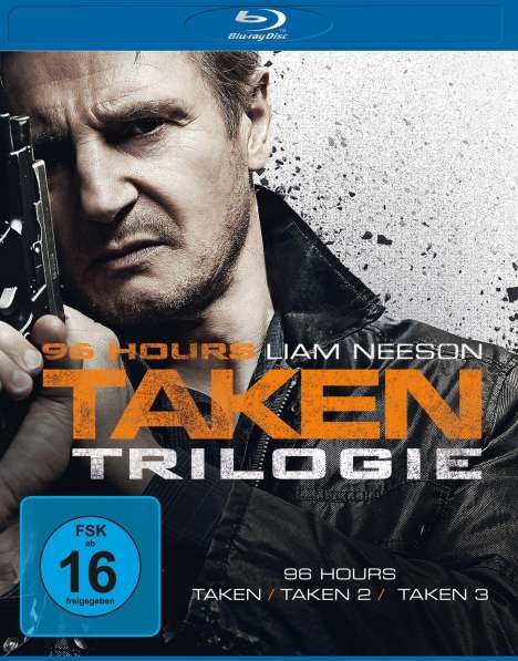 96 Hours - Taken Trilogie (Blu-ray), 3 Blu-ray Discs