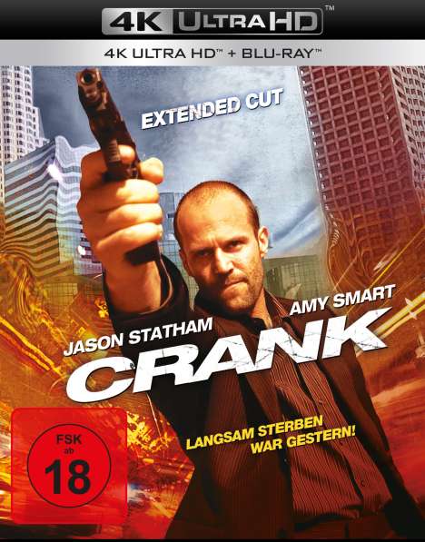 Crank (Extended Cut) (Ultra HD Blu-ray &amp; Blu-ray), 1 Ultra HD Blu-ray und 1 Blu-ray Disc