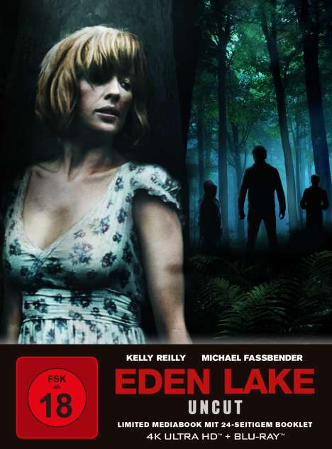 Eden Lake (Ultra HD Blu-ray &amp; Blu-ray im Mediabook), 1 Ultra HD Blu-ray und 1 Blu-ray Disc