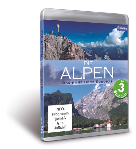 Die Alpen: Deutschland &amp; Österreich / Italien &amp; Schweiz (Blu-ray), Blu-ray Disc