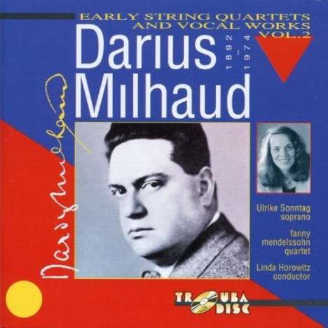 Darius Milhaud (1892-1974): Streichquartette Nr.3-5, CD