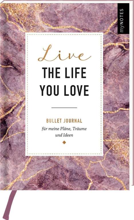 myNOTES Bullet Journal Live the life you love, Diverse