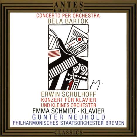 Erwin Schulhoff (1894-1942): Klavierkonzert Nr.2 op.43, CD