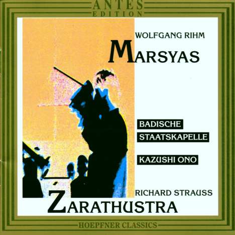 Wolfgang Rihm (geb. 1952): "Marsyas" - Szene für Trompete,Schlagzeug,Orchester, CD
