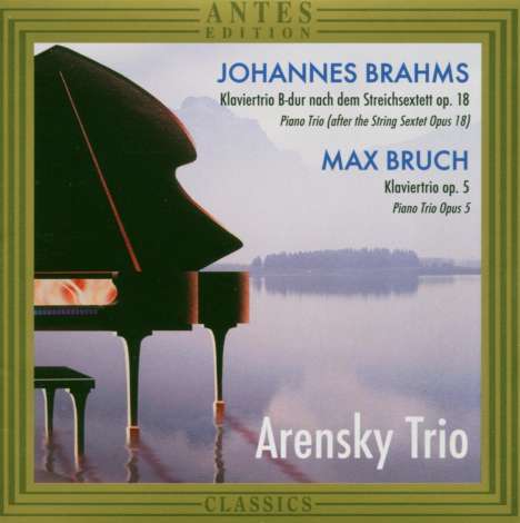 Johannes Brahms (1833-1897): Streichsextett Nr.1 op.18 für Klaviertrio, CD