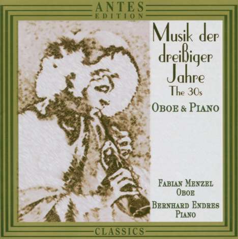Fabian Menzel - Musik der dreißiger Jahre, CD