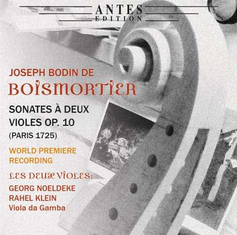 Joseph Bodin de Boismortier (1689-1755): Sonaten für 2 Violen op.10 Nr.1-6, CD