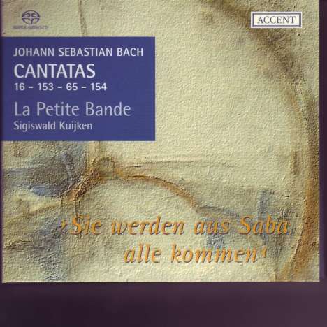 Johann Sebastian Bach (1685-1750): Kantaten BWV 16,65,153,154, Super Audio CD
