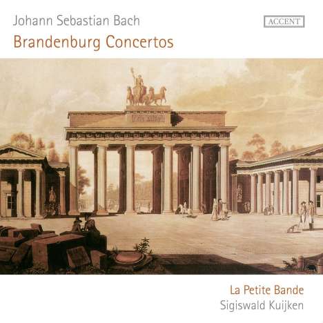 Johann Sebastian Bach (1685-1750): Brandenburgische Konzerte Nr.1-6 (140g), 2 LPs
