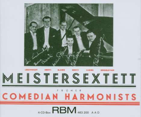 Meister-Sextett: Edition Comedian Harmonists, 4 CDs