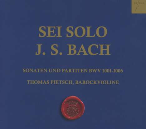Johann Sebastian Bach (1685-1750): Sonaten &amp; Partiten für Violine BWV 1001-1006, CD