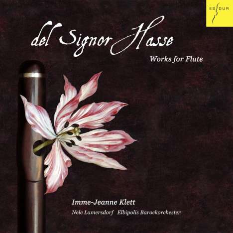 Johann Adolph Hasse (1699-1783): Flötenkonzerte G-Dur &amp; h-moll, CD