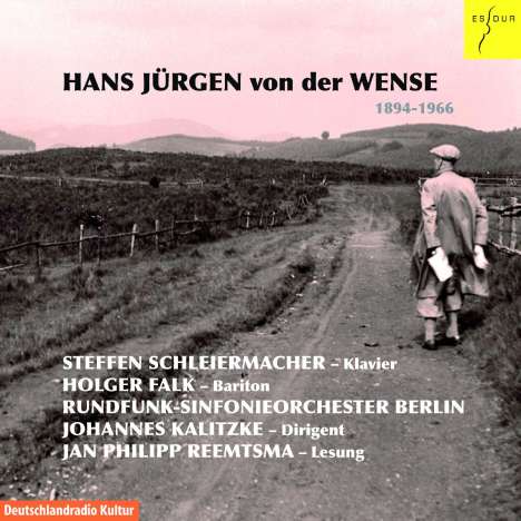 Hans Jürgen von der Wense (1894-1966): Werke, CD