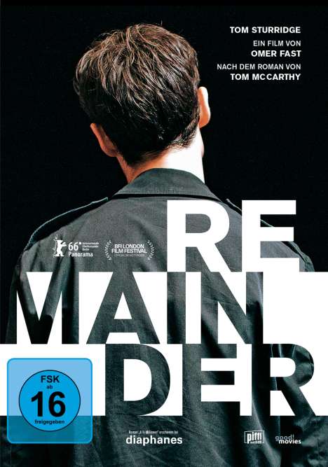 Remainder, DVD