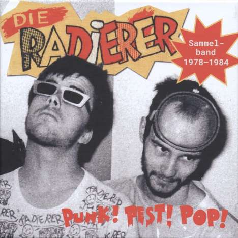 Die Radierer: Punk! Pest! Pop! Sammelband 1978 - 1984 (Limited &amp; Numbered), 4 CDs