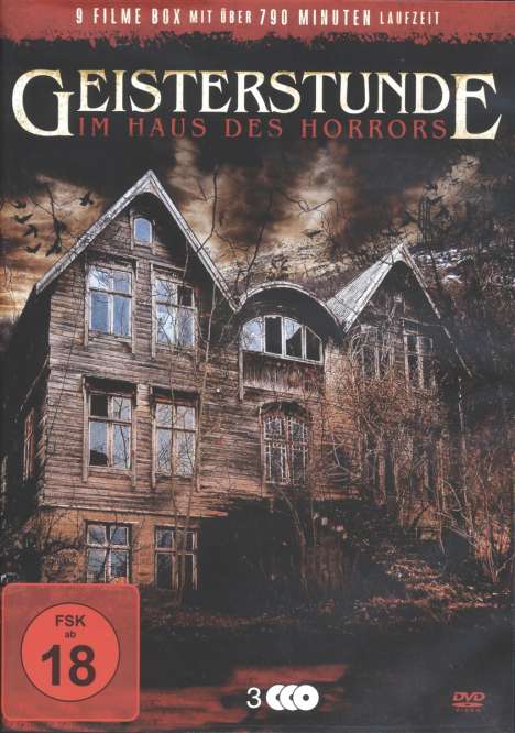 Geisterstunde im Haus des Horrors (9 Filme auf 3 DVDs), 3 DVDs