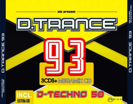 D.Trance 93 (incl. D-Techno 50), 4 CDs