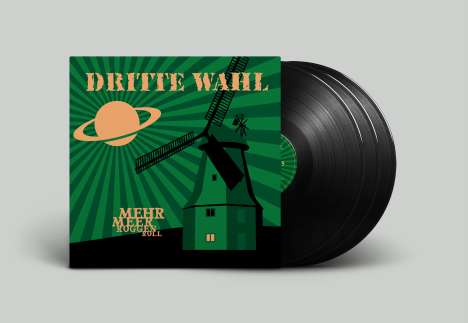 Dritte Wahl: Mehr Meer Roggen Roll (Live 2002) (Recycled Black Vinyl), 3 LPs