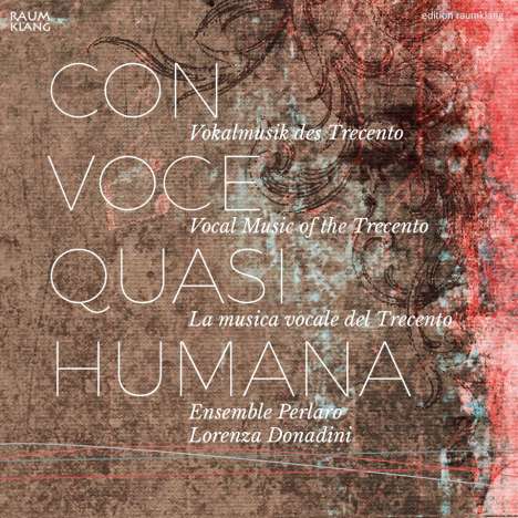 Con Voce quasi Humana, CD