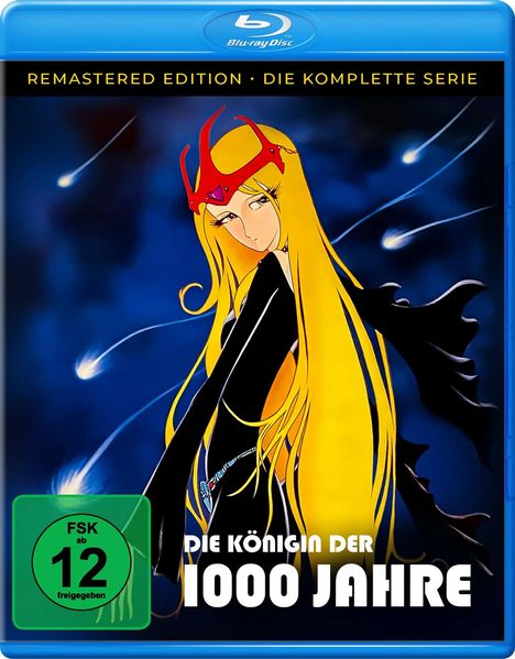Remastered Edition, Die komplette Serie, Die Königin der 1000 Jahre; Illustration: Frau mit Krone, langer gelber Haar.