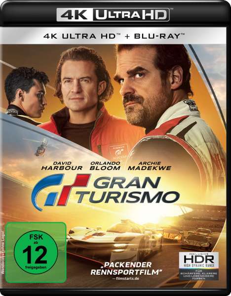 Gran Turismo (Ultra HD Blu-ray &amp; Blu-ray), 1 Ultra HD Blu-ray und 1 Blu-ray Disc