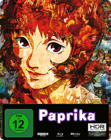 Paprika (Ultra HD Blu-ray &amp; Blu-ray im Steelbook), 1 Ultra HD Blu-ray und 1 Blu-ray Disc