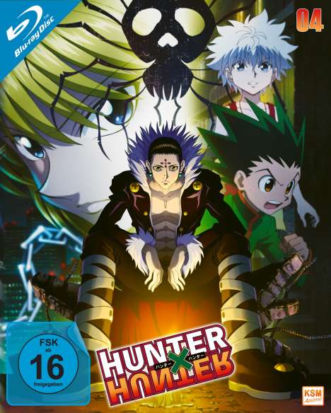 Hunter x Hunter Vol. 4 (New Edition) (Blu-ray), 1 Blu-ray Disc und 1 DVD