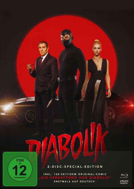 Diabolik (Special Edition) (Blu-ray &amp; DVD im Digipack), 1 Blu-ray Disc und 1 DVD