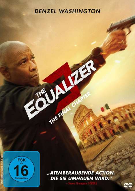 The Equalizer 3 - The Final Chapter, DVD