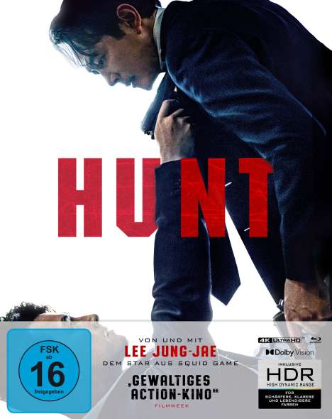 Hunt (2022) (Ultra HD Blu-ray &amp; Blu-ray im Steelbook), 1 Ultra HD Blu-ray und 1 Blu-ray Disc