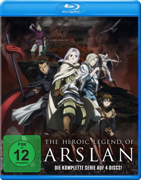 The Heroic Legend of Arslan (Komplette Serie) (Blu-ray), 4 Blu-ray Discs