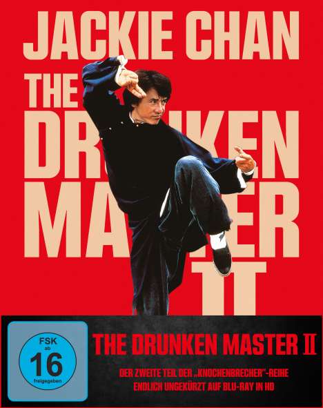 Drunken Master 2 (Blu-ray &amp; DVD im Mediabook), 1 Blu-ray Disc und 1 DVD