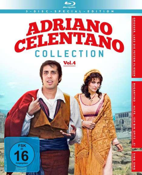 Adriano Celentano Collection Vol. 4 (Blu-ray), 3 Blu-ray Discs