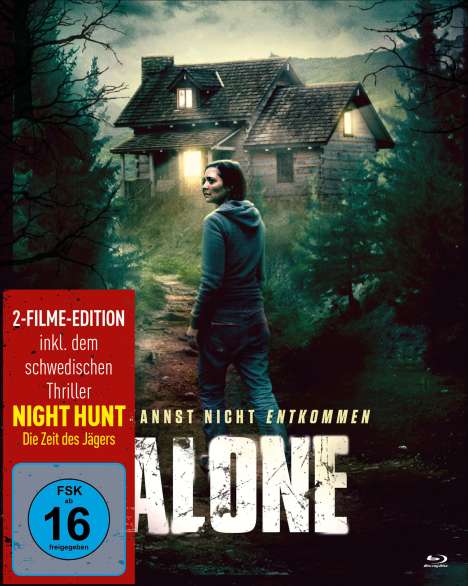 Alone - Du kannst nicht entkommen (Blu-ray im Mediabook), 2 Blu-ray Discs