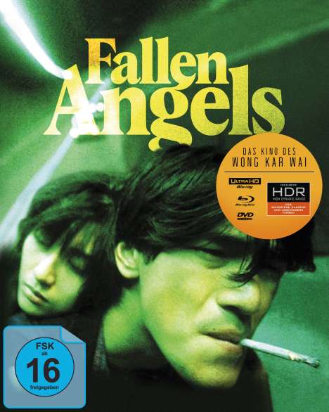 Fallen Angels (1995) (Special Edition) (Ultra HD Blu-ray, Blu-ray &amp; DVD), 1 Ultra HD Blu-ray, 1 Blu-ray Disc und 1 DVD